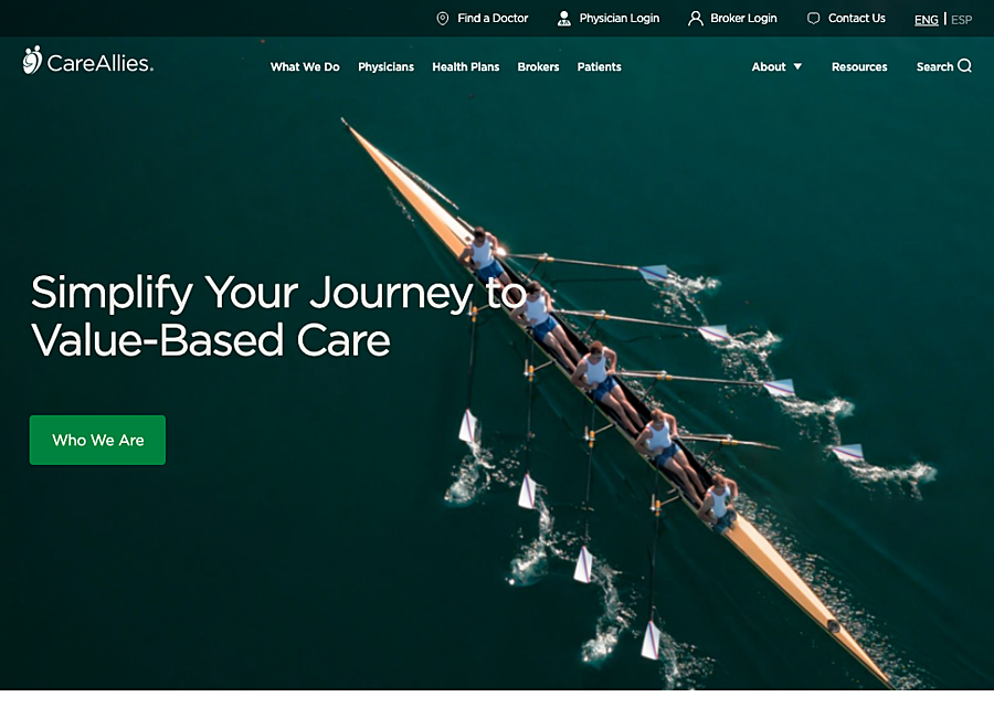 CareAllies website